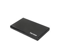 VulTech GS-25U3 Rev. 2.1- Box Esterno 2.5” per HDD SATA USB 3.0, Case in Alluminio Nero Satinato, SuperSpeed 5 Gbps, Plug & Play, Compatibile fino a 8TB, per PC Windows, Mac e Linux