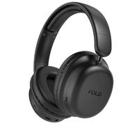 VulTech Cuffie Fold HBT-30BK Over Ear Wireless Bluetooth 5.4, ANC Cancellazione rumore attiva, Aux, Microfono, Pieghevoli, Controllo Traccia, Chiamate, Ricarica Type-C Autonomia 12 ore, Android, iOS