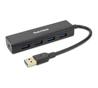 Vultech HU-04USB3, Hub 4 Porte USB 3.0, Ultracompatto, 5 Gbps