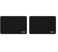 VulTech Mouse Pad MP-05MBK Tappetino rettangolare esteso Nero per mouse da gioco Base in gomma antiscivolo, idrorepellente, resistente con cuciture anti-sfilacciamento (Confezione da 2)