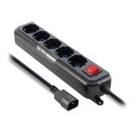 VulTech MU UPS01 Multipresa per UPS IEC14 a 5 Posti Prese Italiane 10/16A e