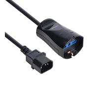 VULTECH CAVO ADATTATORE DI ALIMENTAZIONE PRESA SCHUKO TEDESCA FEMMINA - IEC C14 MASCHIO**PUOI PAGARE ANCHE ALLA CONSEGNA!!!**