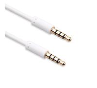 VulTech SC11240-3 Cavo Audio Jack 3.5 mm to 3.5 mm Maschio, 3 m, Bianco