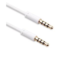 VulTech SC11240-3 Cavo Audio Jack 3.5 mm to 3.5 mm Maschio, 3 m, Bianco