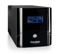 Vultech ups 2000va gruppo di continuita line interactive con lcd
