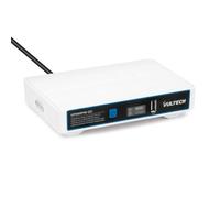 VulTech UPS60PW-DC Bianco Mini UPS 12000mAh 60Watt Gruppo di Continuità per Router, Modem, Access Point, Telecamera, Smartphone - Input 100-240 VAC, USB 5V DC 12V