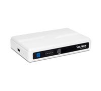 VulTech UPS60PWTC-DC Mini UPS 4350mAh 60Watt 0ms Gruppo di Continuità Portatile per Router Wireless Modem Telecamera Power Bank Smartphone USB 2.4A 12W + Type-C PD/QC3 45W + 2 DC 12V, bianco