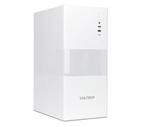 VulTech VCO-A1759-B Case PC ATX Mid Tower in Acciaio SPCC, Type-C, USB 3.0, Ventola 120mm Inclusa Senza Alimentatore, Bianco