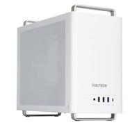 VulTech VCO-M1059-B Case PC Micro-ATX Compatto in Acciaio SPCC, Type-C, USB 3.0, Ventola 80mm Inclusa Senza Alimentatore, Bianco