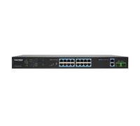 VULTECH VS-POE2164GE-200W SWITCH NON GESTITO PoE+ 16 PORTE 10/100 FE + 2 PORTE +