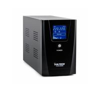 Vultech Ups1000Va-Pure Gruppo Di Continuita Line Interactive Con Onda Sinusoidale Pura Lcd 2 Prese 1 Presa Iec13