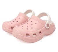 Vunavueya Ragazzi Zoccolo di Giardino Ragazze Ciabatte Spiaggia Scarpe Sandali Plastica da Mare Estive Sabot da Piscina Rosa 28/29 EU