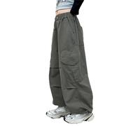 Vuncio Pantaloni Cargo Felpati Bambina Invernali Elasticizzati Carini Pantalone Termico Ragazza Morbidi Eleganti Inverno Casual Sportiva Jogging 2-12 Anni (Army Green, 9-10 Years)