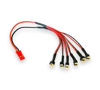 VUNIVERSUM 1 cavo di ricarica JST a 6 X Micro 2Pin 1,25 mm 1.25 SH maschio per 1S 160 mAh 200 mAh batteria Lipo Turnigy E-Flite Blade Nano CPX E-Flite Blade MSR MSR-X MSRX MCX MCX2 Kyosho Minium