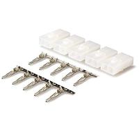 VUNIVERSUM 10 pezzi Premium Nylon Giappone 13,5 mm Connettore maschio maschio 10 A con pin saldatura, inversione di polarità compatibile con Tamiya per batterie Lipo Car LD RC modellismo