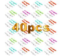 VUNIVERSUM 10 set 40 pezzi elica pale rotore lama compatibile con Nano WLtoys V272 V676 E10 E10C E10W CX-10 CX10 CX-10A CX-10C CX-10W CX-10D CX-10WD 30mm Quadcopter drone Copter