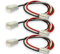 VUNIVERSUM 20 pezzi JST-XH Premium 2S 3 Pin 30 cm cavo prolunga cavo di ricarica cavo adattatore XH maschio a femmina 24 AWG cavo adattatore per batteria Lipo di Mr. Plug, Modellbau®