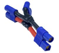 VUNIVERSUM Adattatore parallelo EC3 Premium 2 X maschio a 1 X femmina femmina femmina batteria Lipo cavo di ricarica 12AWG cavo adattatore modello