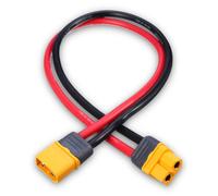 VUNIVERSUM XT60H Cavo di prolunga, cavo in silicone 12AWG, 2Pin presa a spina, compatibile con XT60, 5-300cm, resistente ad alta corrente (2 Poli XT60H, 10, 10,0, centimetri)