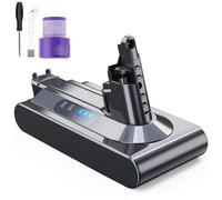 6000mAh Batteria per Dyson V10,SV12 Batteria di Ricambio per Dyson V10 Animal/ V10 Absolute/ V10 Motorhead Fluffy Aspirapolvere