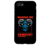 Vuoi essere famoso? (Grafica Devil Goat) Custodia per iPhone SE (2020) / 7/8