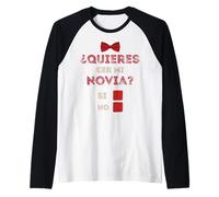 Vuoi Essere la mia Ragazza Come sposi Maglia con Maniche Raglan