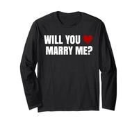 Vuoi sposarmi Proposta romantica Fidanzamento Maglia a Manica