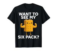 Vuoi Vedere i Miei Six Pack Block Collectors Brick Humor Toys Maglietta