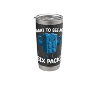Vuoi vedere il mio giocattolo Building Brick Builders in confezione da sei Bicchiere termico in acciaio inox doppia parete