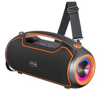 VUOPAX Cassa Bluetooth Potente Altoparlante Portatile Speaker Bluetooth da esterno IP65 impermeabile Con Rinforzo dei Bassi / 200W Picco di Potenza/DSP/Bluetooth 5.3 / TF/USB/AUX/Cintura a spalla