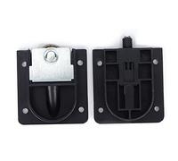 Vuota a porte scorrevole muto puleggia in plastica nera con accessorio hardware per mobili per cuscinetti