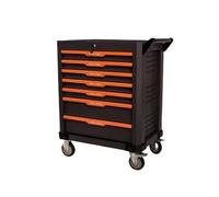 Vuoto Carrello portautensili con ruote a 7 cassetti con serratura, organizer for attrezzi for riparazioni domestiche, cassetta for attrezzi con rotelle su ruote, scatola portautensili for garage, maga
