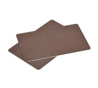 Vuoto PVC Carte Marrone Plastica Carte 30mil Confezione di 50