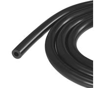 Vuoto Silicone Tubo 6mm ID 3mm Parete Spessore 2,5m Nero Alto Temperatura