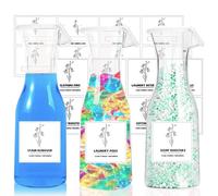 Vurlexat 3 Dispenser Detersivo Lavatrice,1182ml Contenitore Per Detersivo,Istributore Di Detersivo In Polvere,Contenitore Per Detersivo,Per Conservare Detersivi E Ammorbidenti Per Il Bucato