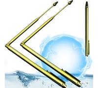VURYAPI 2 Pezzi Bacchette Rabdomante Professionali d'Ottone - Bacchette di Radioestesia per Geobiologia, FengShui, Aste di Radiestesia Professionali, Aste Radiestesia di