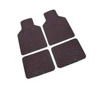 VUXEEKDR 4 Pezzi Set Tappetini Auto, per Ford Puma St/Puma ST-Line X/Puma Titanium Antiusura Tappetini in Pelle tappeti Auto su Tappeto Tappetti Auto Macchina Tutte Le Stagioni,A