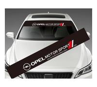 VUXEEKDR Adesivo Parabrezza Auto, per Opel Corsa Astra Zafira Vivaro Insignia Mokka Vectra OPC ResistenteProtezione UV Parasole Parabrezza Decalcomanie,Adesivo Fascia Parasole Facile Applicare