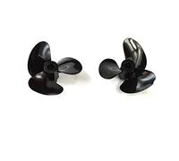 Vuzmode 1 coppia Elica 3 Pale Ad Alta Velocità Full Immersion CW/CCW Paddle for RC Modello di Barca Parti di Apertura 3/4mm Diametro 26/30/34mm Elica per barca in metallo(1pair 26x3mm)
