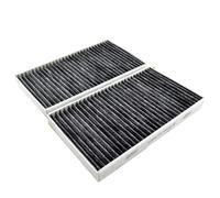 Vuzmode 1 paio di strati deodoranti al carbone attivo for cabina, for Chevrolet, Silverado Suburban Tahoe, for GMC, Sierra Yukon Sostituzione del filtro dell'aria del motore dell'