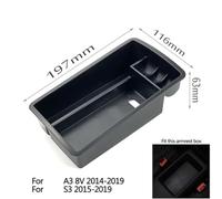 Vuzmode 1 pz Accessori for auto Bracciolo centrale Scatola portaoggetti, for, for A3, 8v 3 4 5 A4 A5 B8 B9 8t Q2 Q2l, for Q3, 8u Q5 8r Tyling Vassoio per console centrale dell'auto(For for A3 8v S3)