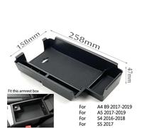 Vuzmode 1 pz Accessori for auto Bracciolo centrale Scatola portaoggetti, for, for A3, 8v 3 4 5 A4 A5 B8 B9 8t Q2 Q2l, for Q3, 8u Q5 8r Tyling Vassoio per console centrale dell'auto(For A4 B9 A5 S5)