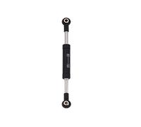 Vuzmode 1 Pz Asta di Collegamento dello Sterzo Regolabile Panhard Bar Servo Linkage 75-100mm 1/10 RC Crawler, for Assiale, for SCX10 RR10 RBX10 TRX4 HSP 94111 Braccio di sospensione RC(Black 95-100mm)