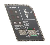 Vuzmode 1 pz, for Komatsu, 60 7 120/200 6 Shell Intrument Diplay Screen Pannello decorativo esterno Copertura del pannello di visualizzazione dell'escavatore(No.4)