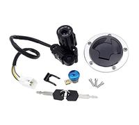 Vuzmode 1 Set Interruttore di Avviamento Accensione Blocco Tappo del Serbatoio Carburante Coperchio Sedile con 2 Kit Chiavi for a Chiave Motociclo 2010-2016 Interruttore di accensione per motocicletta