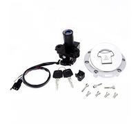 Vuzmode 1 Set Tappo carburante Interruttore di accensione Blocco con 2 chiavi for CBR250 CBR400 MC19 MC22 NC23 NC29 NC30 NC35 VFR400 RVF400 a chiave moto Interruttore di accensione per motocicletta
