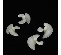 Vuzmode 10 paia doppia elica elettrica in nylon con comando a motore pagaia a immersione completa a 3 pale for barca RC sostituzione fai da te 2x28mm 2x36mm 2x42mm Elica per barca in metallo(10pair 2x