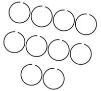 Vuzmode 10 Pezzi Lotto 38 mm x 1,5 mm Anello pistone, for Husqvarna, 36 41 136 136LE 137 137e 141 141LE 142 E Parti Motosega Anello del pistone