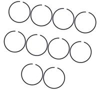 Vuzmode 10 Pezzi Lotto 48MMx1.5MM Fasce Elastiche pistone, for Husqvarna, 61 261 262 365 265RX 165RX, for JONSERED, 2065 2165 Parti Motosega Anello del pistone