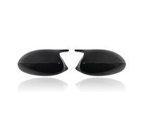 Vuzmode 1pair Rear View Side Case Trim Style Car Rearview Mirror Cover, for, E87 E81 E82 E90 E91 E92 E93 ABS Carbon Fiber Copertura per specchietto retrovisore Auto(ABS Black)